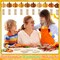 128 Pcs Fall Crafts Pumpkin Wind Chime Making Kit Make Your Own Pumpkin